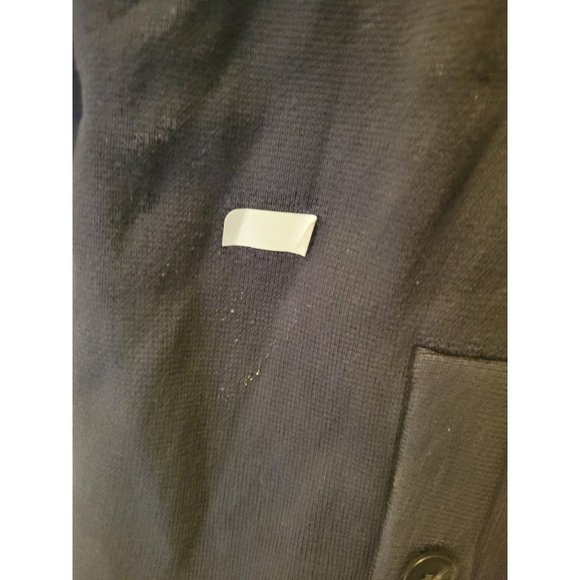 Rent the runway womens size medium Naadam dark navy blue button down cardigan - Picture 6 of 6